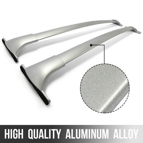 2 Pieces Roof Rack Rail Cross Bar Luggage Carrier for Infiniti QX56 QX80 2011 2024