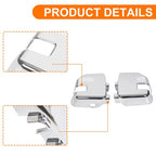 Full Chrome Mirror Handle Cover for Ford F250 F350 450 550 Super Duty 2017-2022