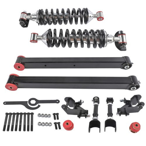 Fits 1967-1972 Cutlass 180-230lb Rear Adjustable 4 Bar & Coilover Conversion Kit