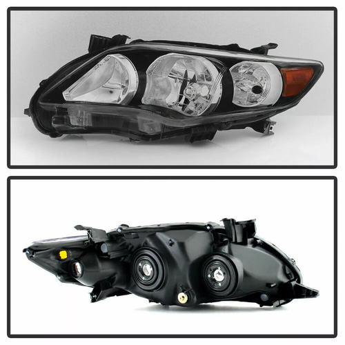 Headlights Front Bumper Fog Light Cover Set for 2011-2013 for Toyota Corolla