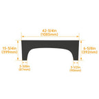 Rear Upper Wheel Arch Repair Panels for Chevy Silverado 1500 2007 2014 Pair
