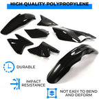 Black Plastic Fairing Bodywork Kit for Suzuki DRZ 400 DRZ400E DRZ400ES