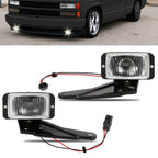 Halogen Chrome Fog Lights Lamp for 1988-1999 2000 Chevy GMC C K 1500 C2500 K2500