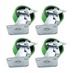 4 wheels 5 Inch Caster Wheels Heavy Duty,Capacity 4000LB