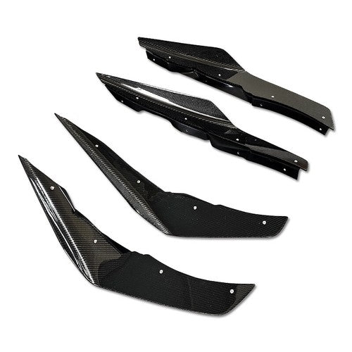 Front Canard Spoiler Air Scoop for 2007-2014 for Subaru Impreza STi GVB GVF