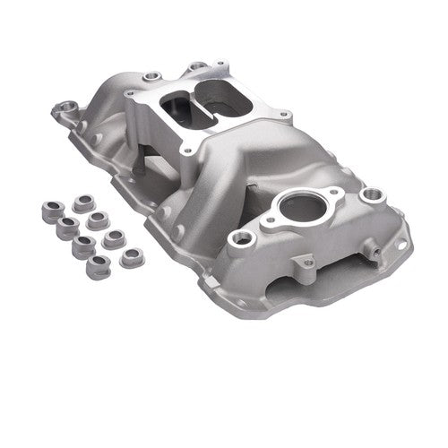 For Chevrolet 350 Small Block 22026 Aluminum Dual Plane Air Gap Intake Manifold
