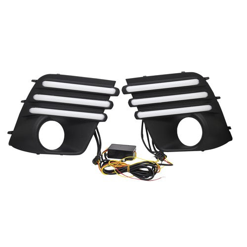 LED Daytime Running Light Turn Signal Fog Lamp Cover for Subaru Forester 2022-24