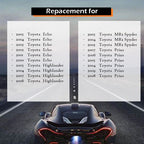 Clear Lens Front Bumper Driving Fog Lights w/Bulbs For Toyota Prius Echo