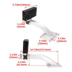 Boat Trolling Motor Mount Motor Bracket With Hardware Oxidation Painted Universal