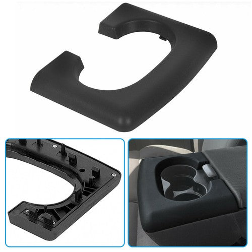 Replacement Black Center Console Cup Holder Armrest Pad Trim for Ford F150 04 14