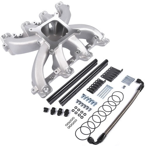 Single-Plane EFI Intake Manifold w/ Fuel Rails 300-137 For GM Gen LS1 LS2 LS6
