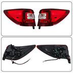 Driver&Passenger Halogen For Subaru Outback 2015-2019 Red Rear Brake Tail Lights