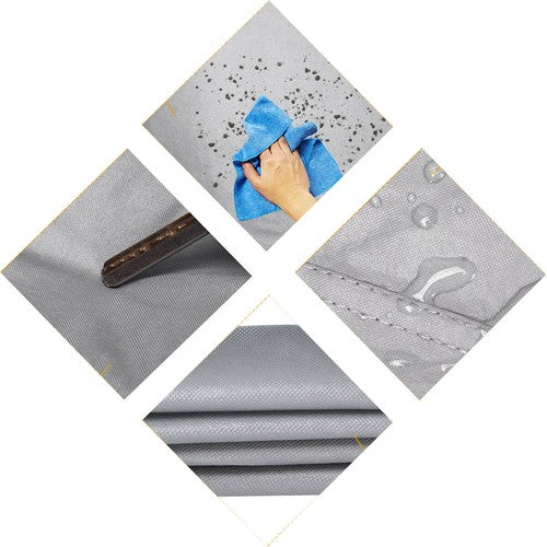 21-24FT Waterproof Boat Cover Trailerable Pontoon Dust Resistant Gray-Color