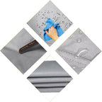 21-24FT Waterproof Boat Cover Trailerable Pontoon Dust Resistant Gray-Color