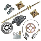 New For ATV Quad Buggy Go Kart 44" Rear Live Axle Kit Wheel Hub Sprocket Brakes