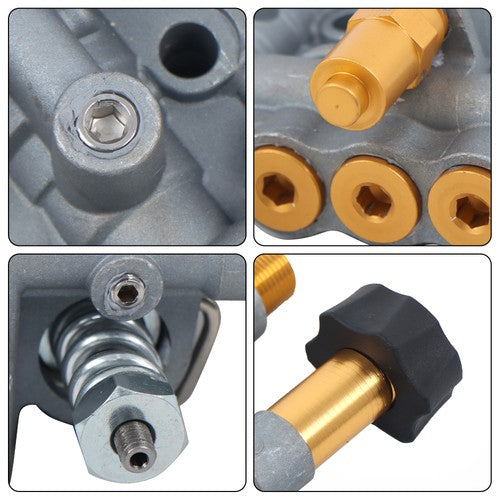 7108366 Pressure Washer Pump Manifold For 510020 & 520006 Axial Cam Washer Pump