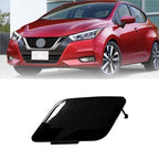 Black Tow Hook Cap Cover Fit 2020 2021 2022 for Nissan Versa Front Bumper