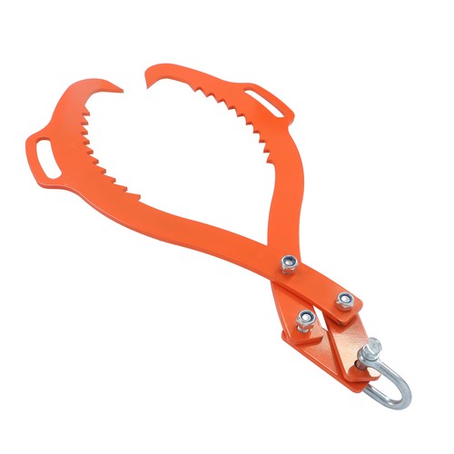Heavy Duty Claw Hook 2 Claw Timber Log Lifting Tongs For Lumber Skidding 32 Inch