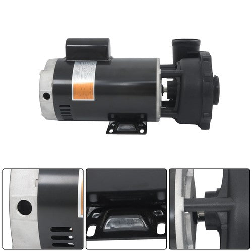 5HP Spa Pump 230V Two-Speed Spa Pump System 3722021-1D 56Y-Frame Black