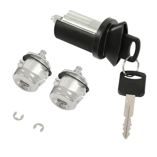 Ignition Switch Lock Cylinder Door Lock Cylinder 2 Keys For Ford F250 F350 E150