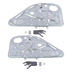 Pair Power Window Regulators Set Rear Left + Right for Hyundai Genesis 2009-2014