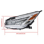 Headlights Fit For Honda Accord Sedan 2016-2017 Projector LH & RH Pair Set LED