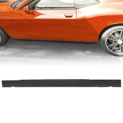 Left Side Exterior Rocker Panel Side Skirt Extension for Dodge Challenger 2008 2014