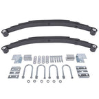 3500lb Single Trailer Axle Suspension Kit Leaf Spring U-bolt & Hanger Kit