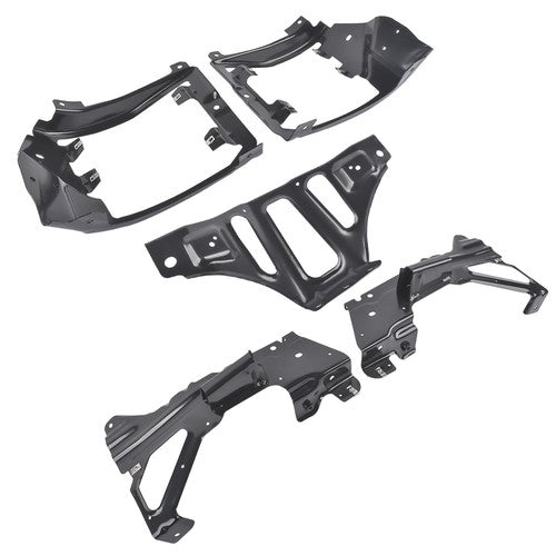 Front Bumper Support & Mount Bracket Set for Chevy Silverado 1500 Pickup 2016-18
