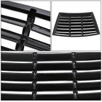 Black Rear Window Louver Sun Shade Cover for Ford Mustang Fastback 1979-1993