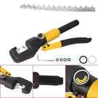 6 MT Hydraulic Wire Battery Cable Lug Terminal Crimper Crimping Tool/w 8 Dies