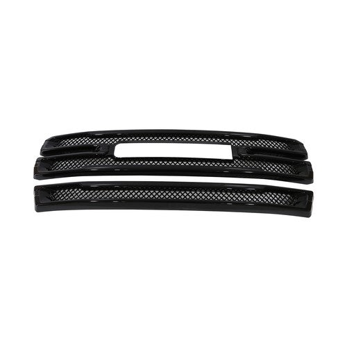 Grille Covers Grill Overlay Gloss Black for 2019-2022 for GMC Sierra 1500 SLT AT4