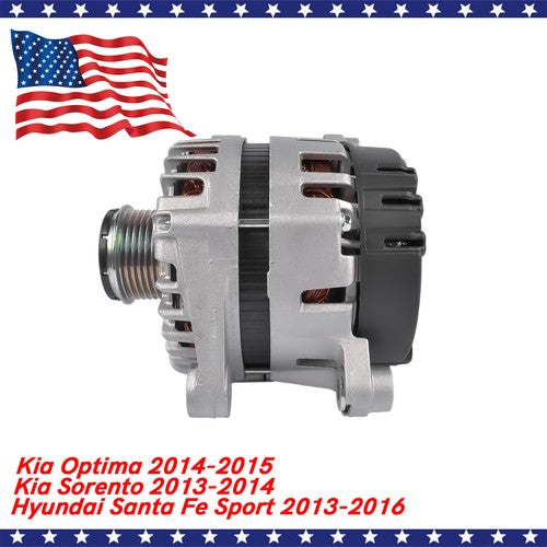 Alternator 150A for 2012-2016 Hyundai Santa Fe Sport / Kia Optima Sorento 2.4L
