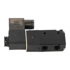 1/4" 3 Way 2 Position Inline Directional Control Electric Solenoid Valve 24V DC
