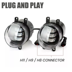 2x Black LED Fog Lights Driving Lamp For Toyota Tacoma 2012-2015 DOT Bumper Lamp