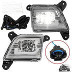 For 2019 2022 Chevy Silverado 1500 2500HD 3500HD LED Fog Lights Lamps Clear Lens