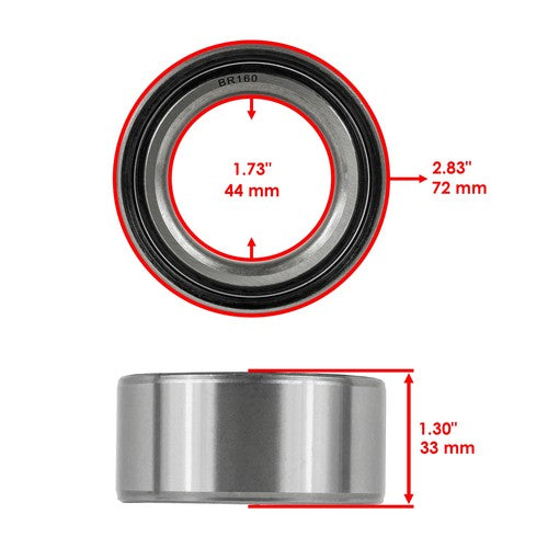 4X Wheel Bearing 3514822 for 14-25 Polaris RZR XP 1000 XP Turbo RS1 S 4 Trail