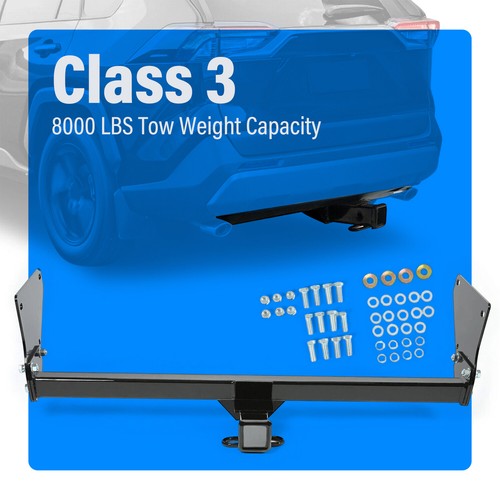 Class 3 Trailer Hitch 2 Inch Tow Receiver for Toyota RAV4 2019-2023 Powder Coated
