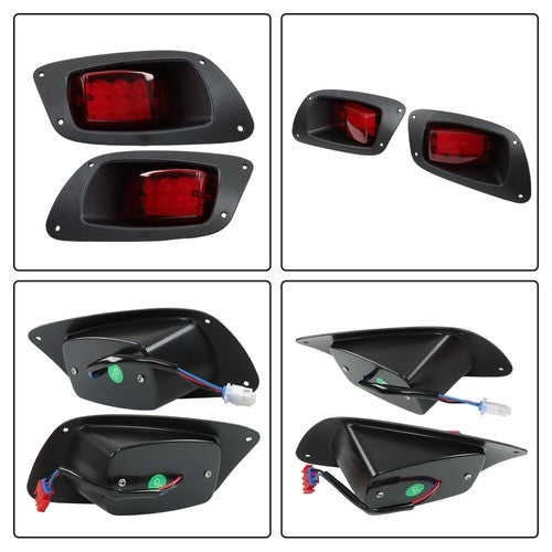 Deluxe Street Legal All LED Light KIT For EZGO RXV Golf CART 2016+