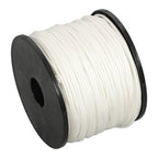 1/8 inch White Dacron Polyester Rope - 500 Foot Spool | Solid Braid