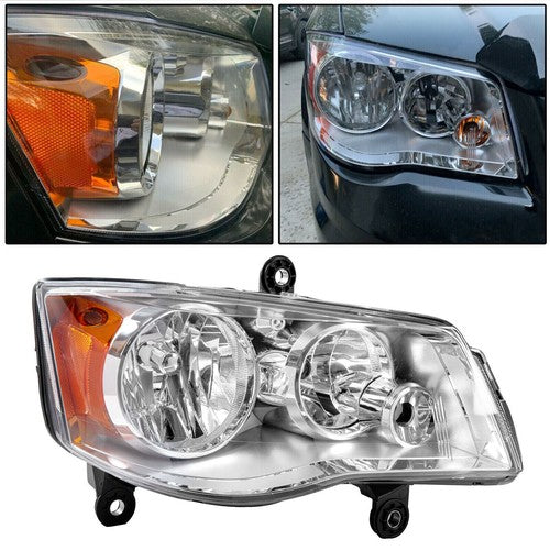 Passenger Side Headlight for 08 16 Chrysler Town and Country 11 20 Grand Caravan