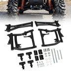 For 16 Plus Polaris General 4 High Clearance 1.5 Offset Rear A-Arms Powder Coated