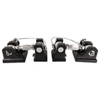 Hood Latches Hood Lock 2pcs Aluminum Catch Locking Kits for Jeep Wrangler JK JL