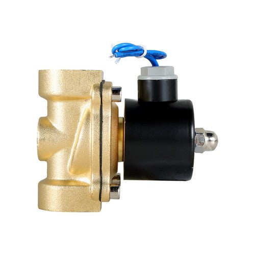 AC 110V 120V Volt NC 1" NPT Electric Solenoid Valve Brass Water Air Gas