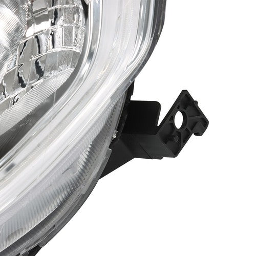 Halogen W/LED DRL Headlights For 16-17 Honda Accord Chrome Driver+Passenger Pair