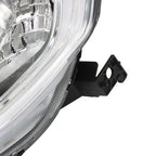 Halogen W/LED DRL Headlights For 16-17 Honda Accord Chrome Driver+Passenger Pair