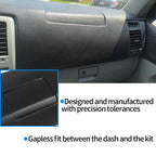 Overlay Dash Cover Dashboard Black for Toyota 4Runner 2003-2009 With Speaker Holes