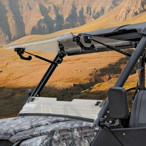 Front Vented Full Clear Flip Windshield for CFMOTO UForce 1000 2019 to 2026