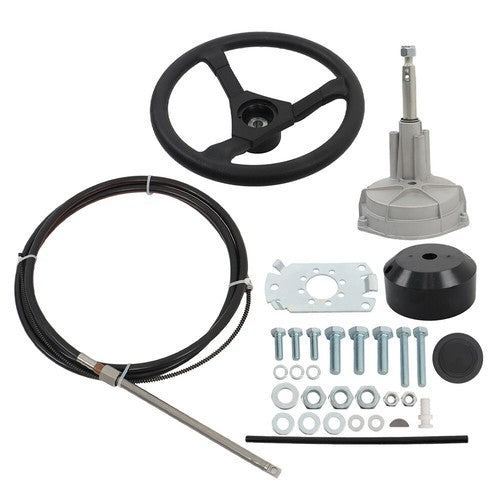 12 Feet Boat Rotary Steering System Outboard Kit SS13712 With Steering Cable