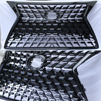 For 2014 2015 2016 2017-2022 LEXUS GX460 Front Gloss Black Grille Luxury Grill